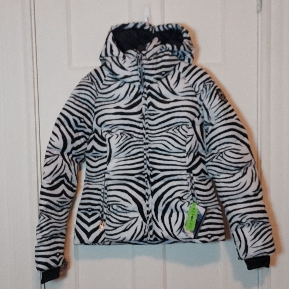 Skea Re-Anna Parka In Zebra Print
